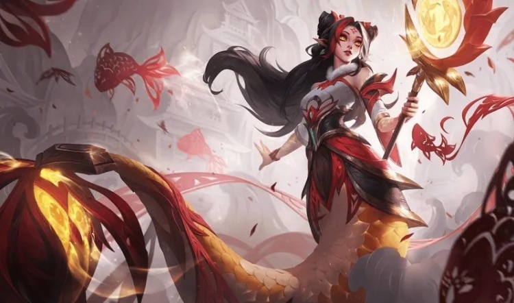LOL剪纸仙灵娜美皮肤效果预览,LOL