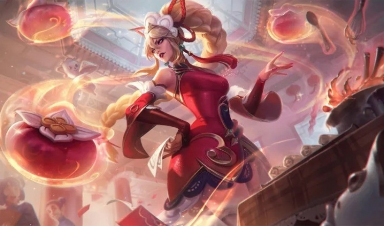 LOL点心宝贝辛德拉皮肤效果预览,LOL