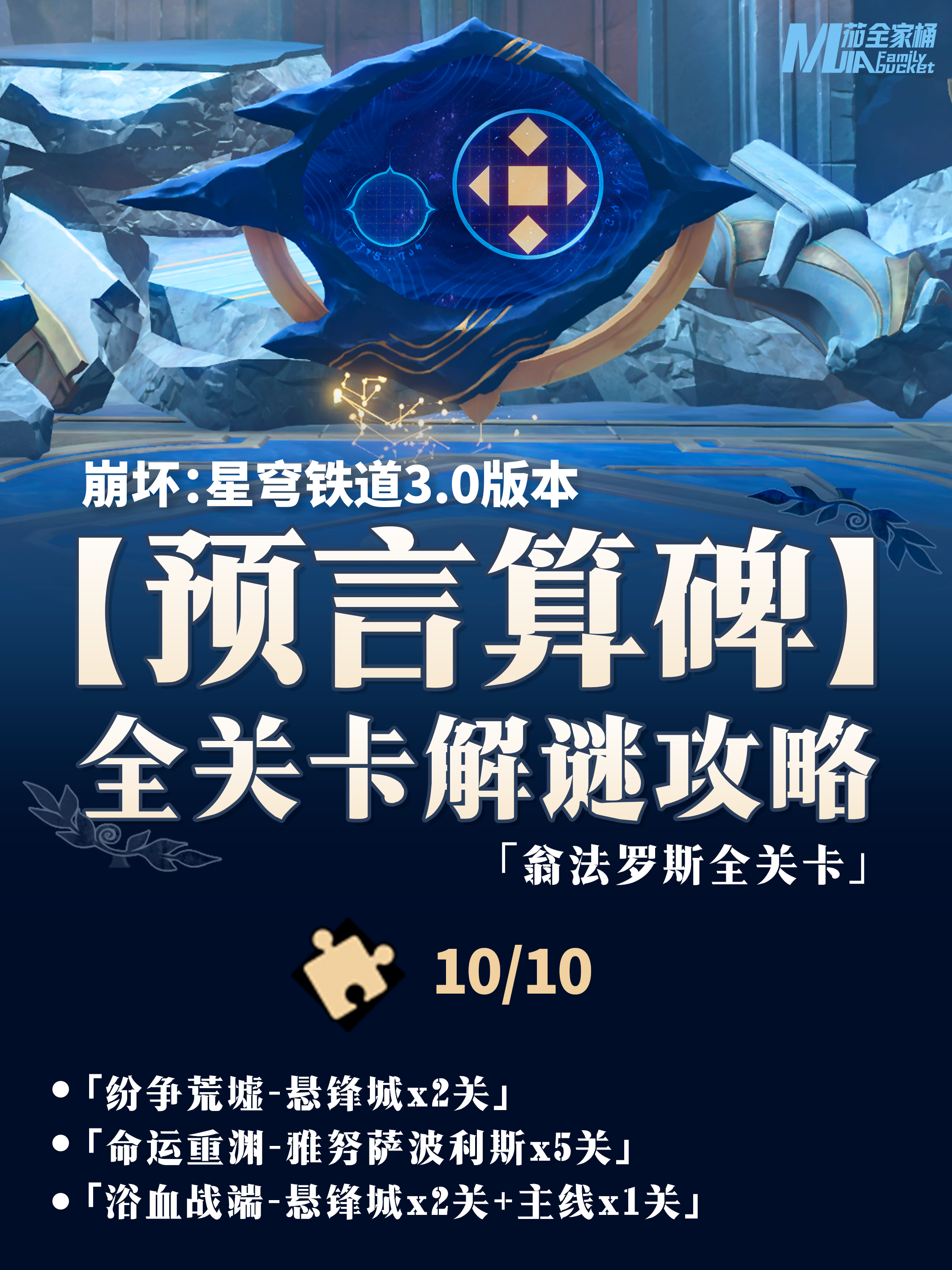 崩坏星穹铁道3.0全预言算碑解密攻略,星穹铁道