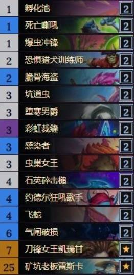 异虫彩DK卡组推荐,炉石传说