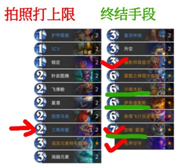 拍照星舰萨卡组推荐,炉石传说