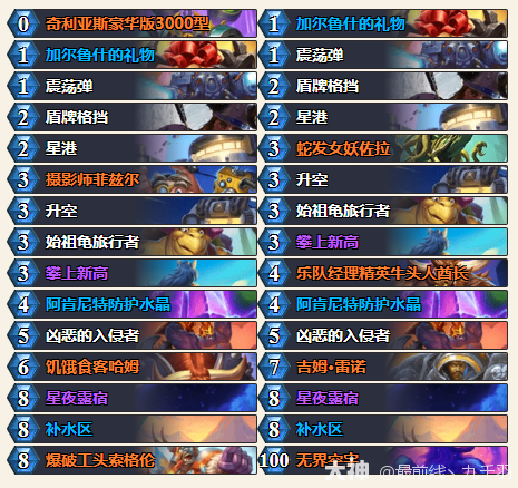 炉石传说补水战卡组代码分享,炉石传说