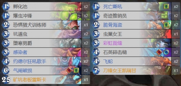 2025年2月上分卡组推荐,炉石传说