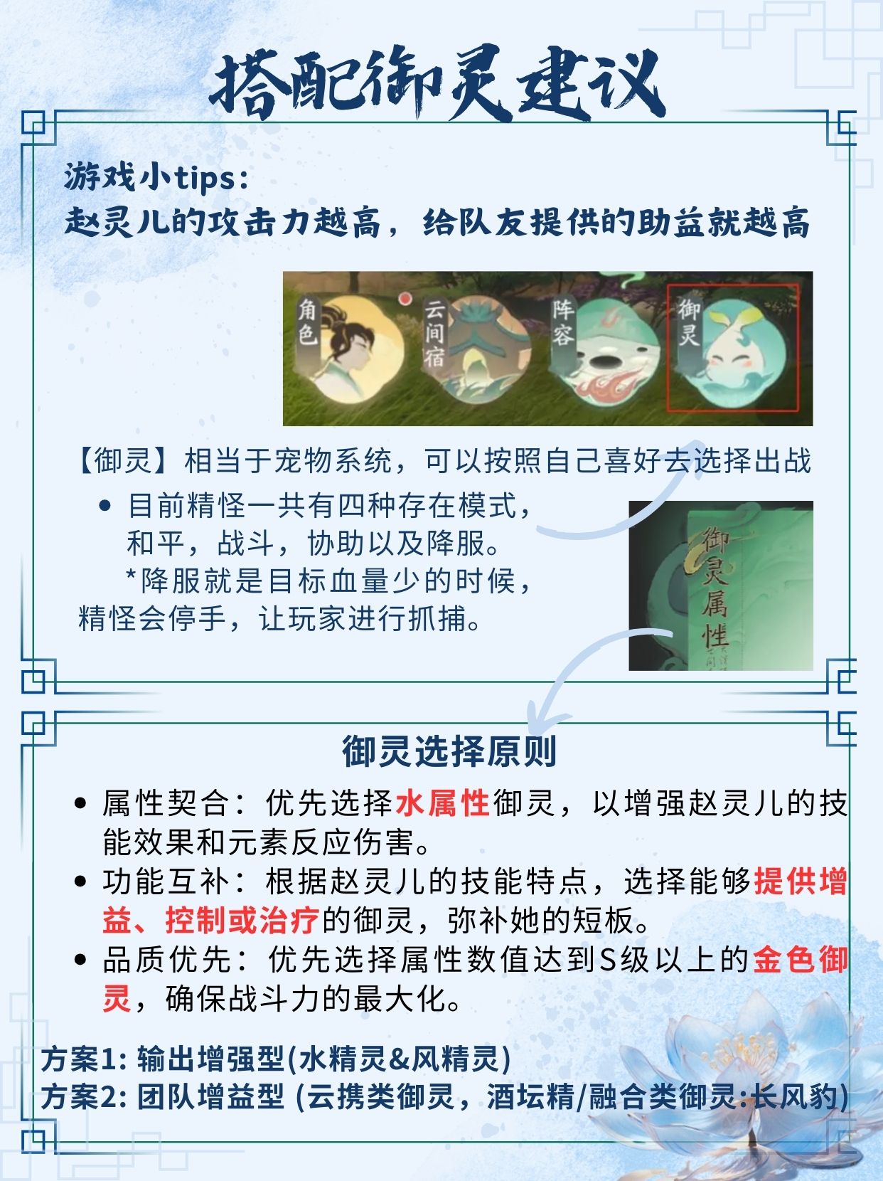仙剑世界赵灵儿技能介绍