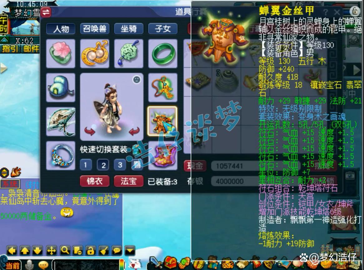 神木69辅助装备选择攻略,梦幻西游