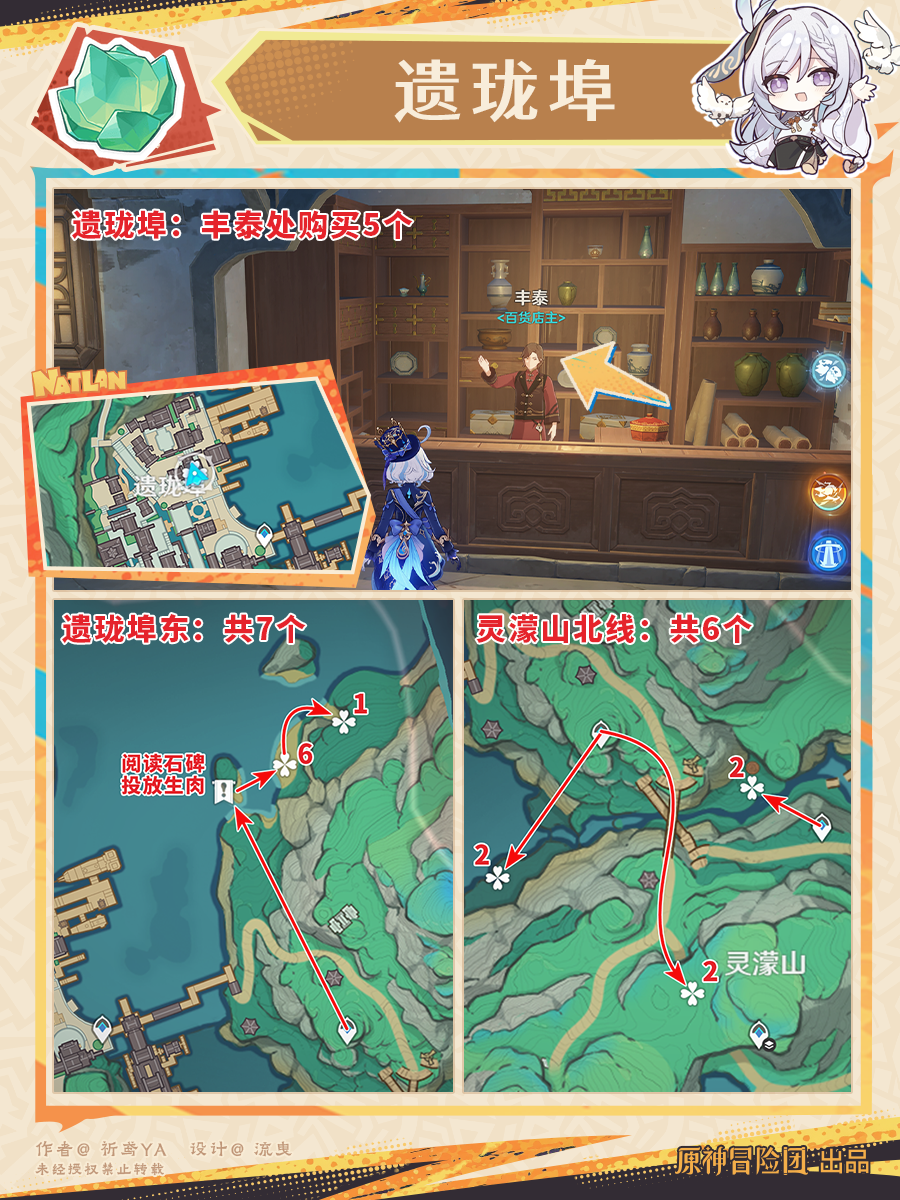 原神蓝砚突破材料收集地点,原神
