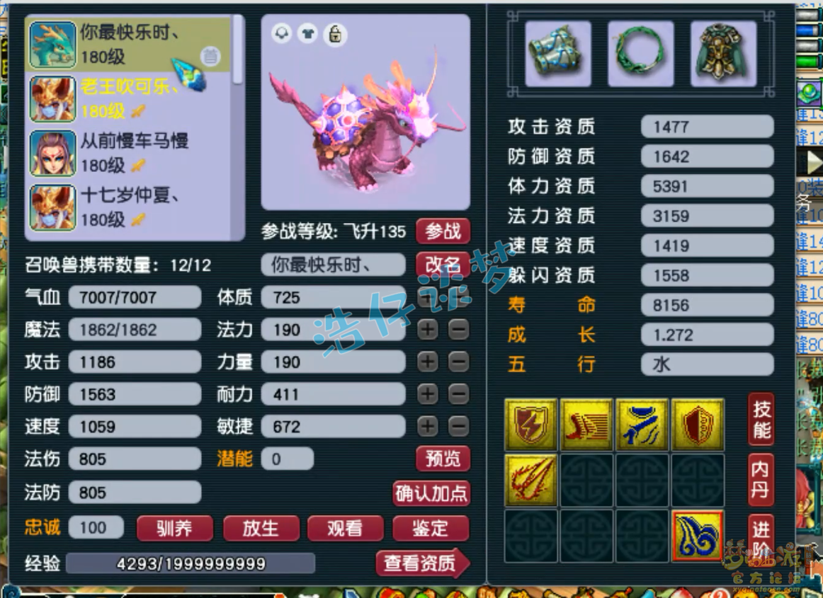 175方寸装备搭配推荐,梦幻西游