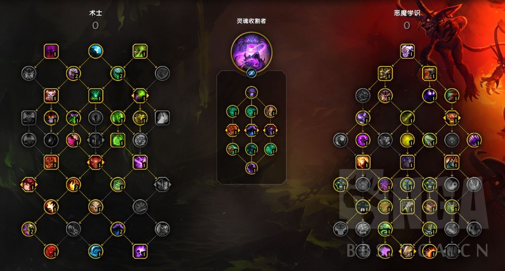 11.1恶魔术天赋推荐,魔兽世界