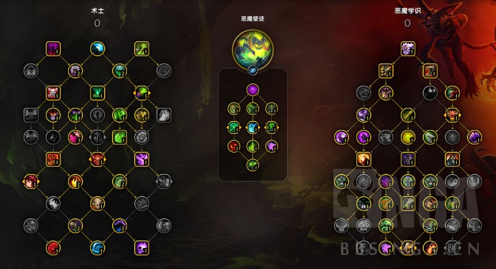 11.1恶魔术天赋推荐,魔兽世界