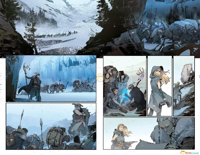 LOL官方漫画艾希第一话先行预览图,LOL