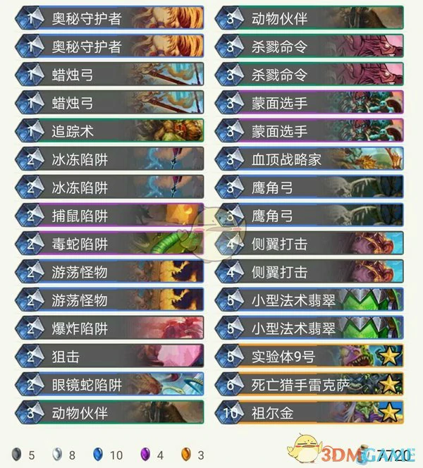炉石传说拉斯塔哈登顶卡组,炉石传说