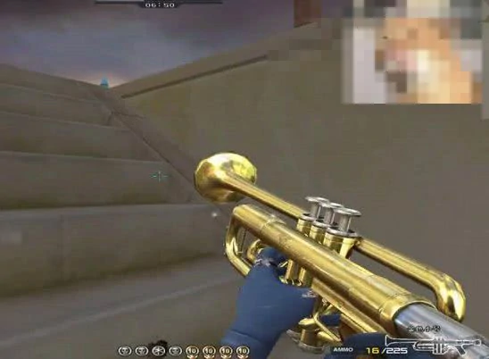CF搞怪武器金色小号玩法攻略,穿越火线