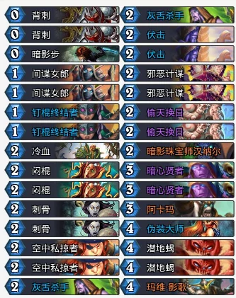 奥秘潜行贼,炉石传说