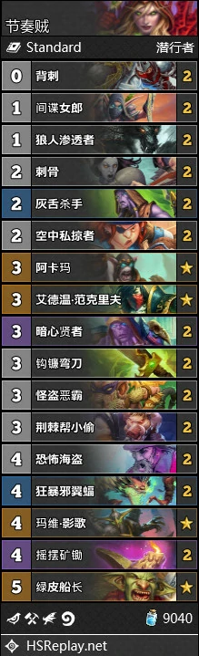 套牌构筑,炉石传说