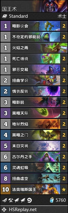 国王术,炉石传说