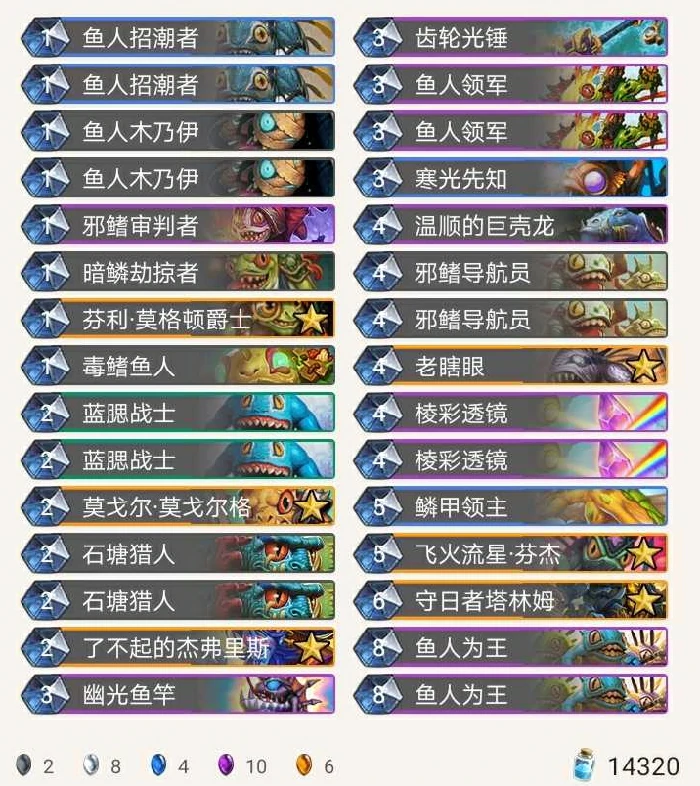 狂野鱼人骑,炉石传说
