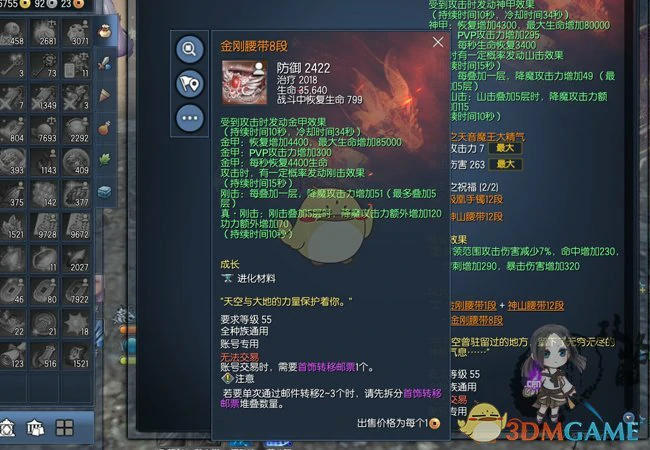 金刚腰带和神山腰带对比