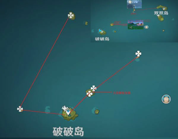 原神破破岛宝箱位置大全,原神