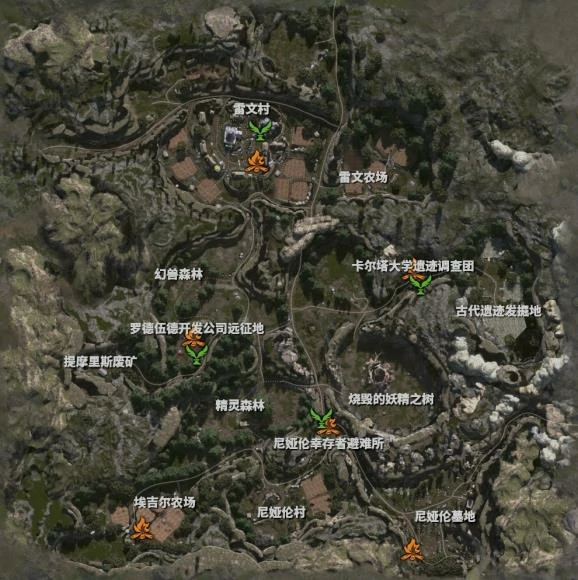 世界boss分布图