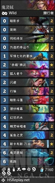 鬼灵贼卡组,炉石传说