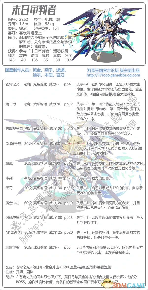 末日审判者技能表