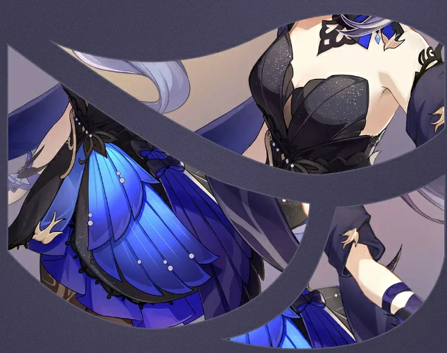 刻晴霓裾翩跹皮肤怎么样,原神