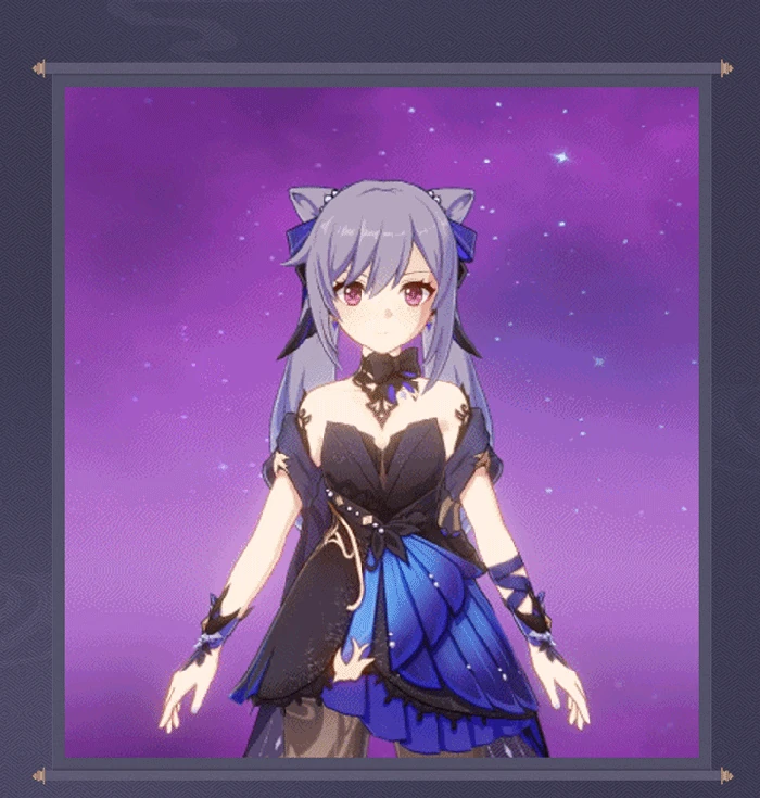 刻晴霓裾翩跹皮肤怎么样,原神