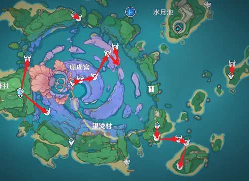 浮游核最快采集路线,原神