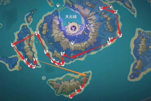 浮游核最快采集路线,原神