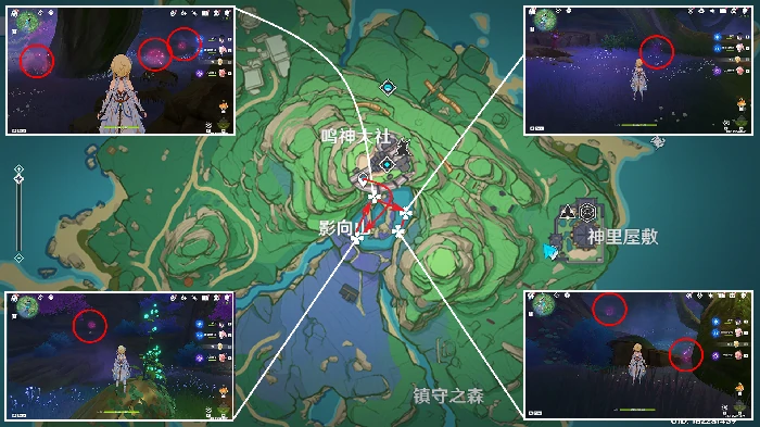 原神绯樱绣球收集路线,原神