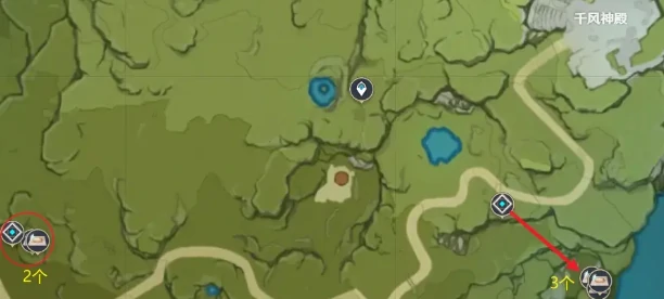 原神蒲公英籽快速采集路线,原神