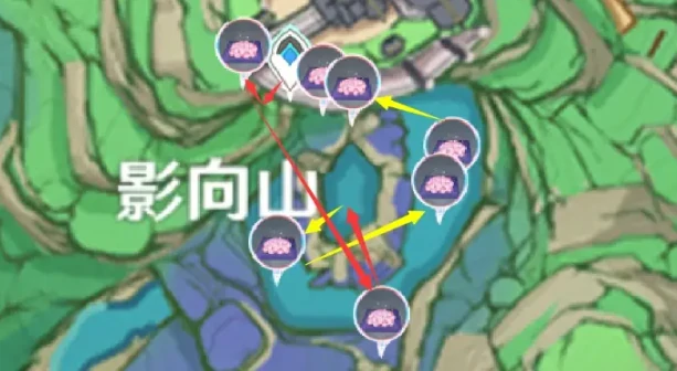 原神绯樱绣球快速采集路线,原神