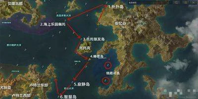 命运方舟国服跑岛顺序攻略,命运方舟