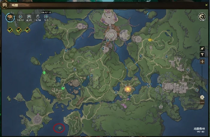 迷雾森林宝箱分布与开启方式