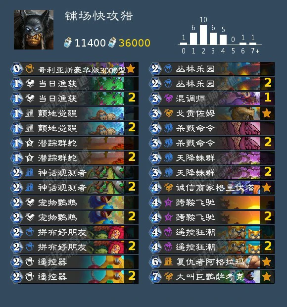 回归猎人卡组推荐,炉石传说