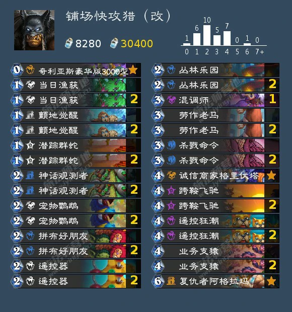 回归猎人卡组推荐,炉石传说
