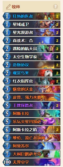 炉石传说深暗领域德莱尼牧卡组搭配,炉石传说