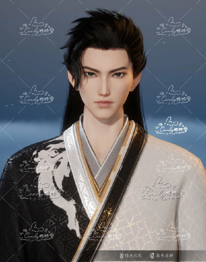 鬼王成男荒天帝仿妆捏脸数据,诛仙世界