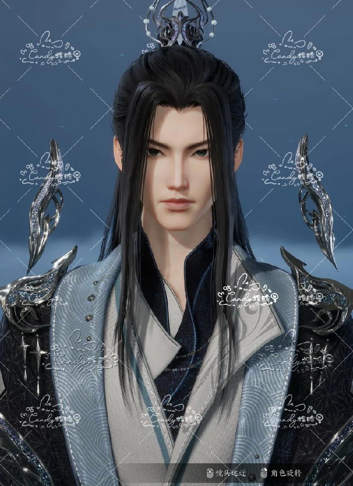 鬼王成男荒天帝仿妆捏脸数据,诛仙世界