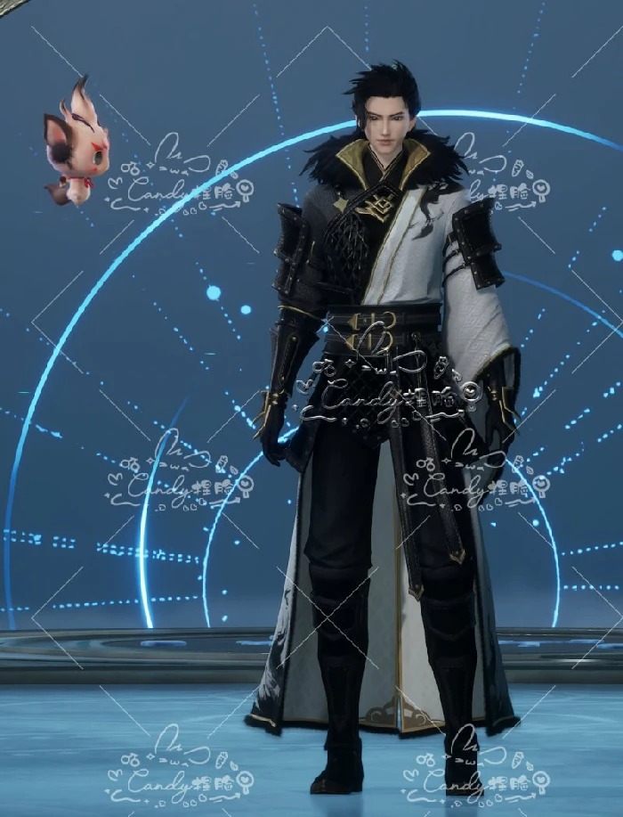 鬼王成男荒天帝仿妆捏脸数据,诛仙世界