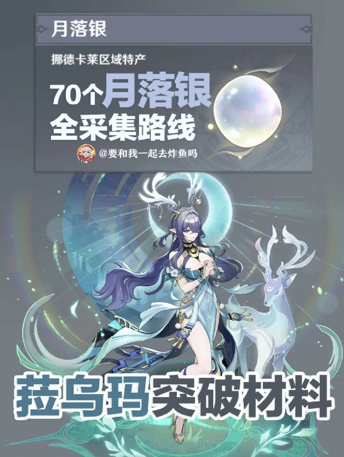 月落银采集路线,原神