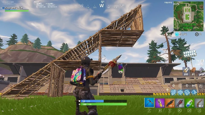 堡垒之夜快速拆建筑