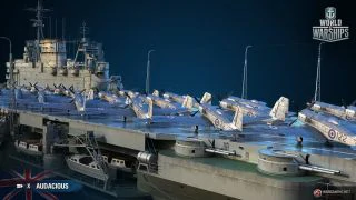 战舰世界英国航空母舰模型预览