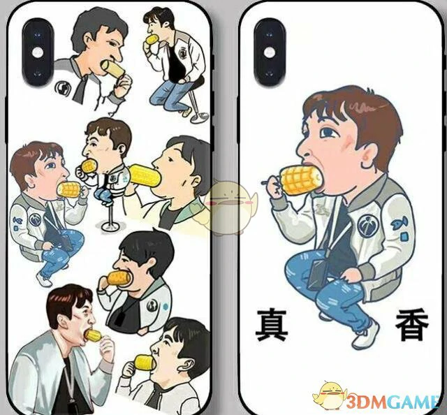 LOL王思冲吃玉米图片壁纸,LOL