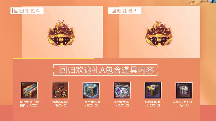 六周年回归礼包