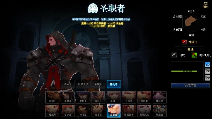 男圣职者三觉立绘展示