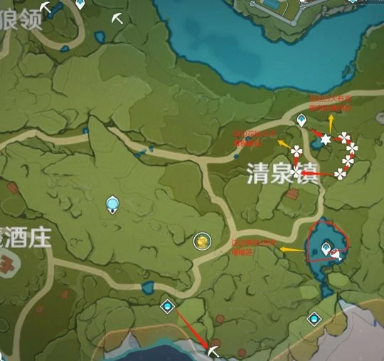 原神全材料讨伐采集路线,原神