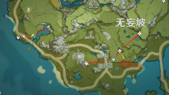 原神全材料讨伐采集路线,原神