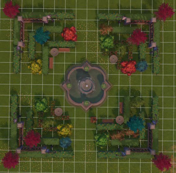 尘歌壶喷泉花园搭建教程,原神