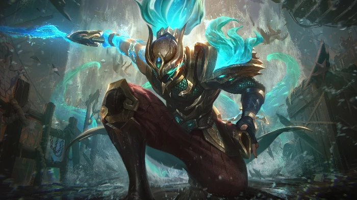 LOL黑潮亚索皮肤效果预览,LOL